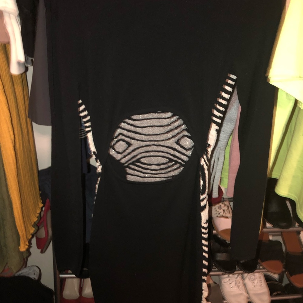 Small BeBe evening tight fitting dress